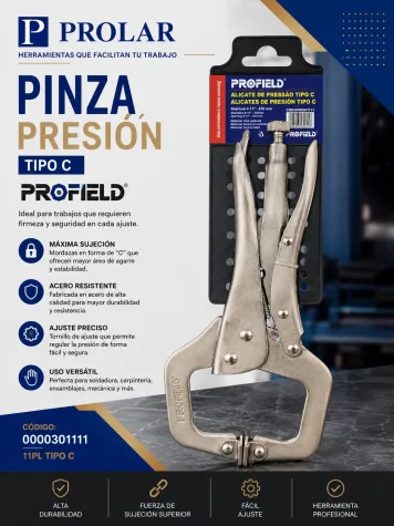 PINZA PRESION 11PL TIPO C