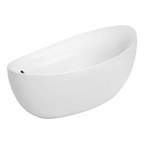 BAÑERA ACRILICA  OVAL 80X1.60CM BLANCO